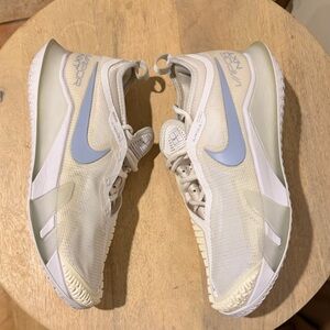Nike React Vapor NXT White Aluminum Tennis Shoes